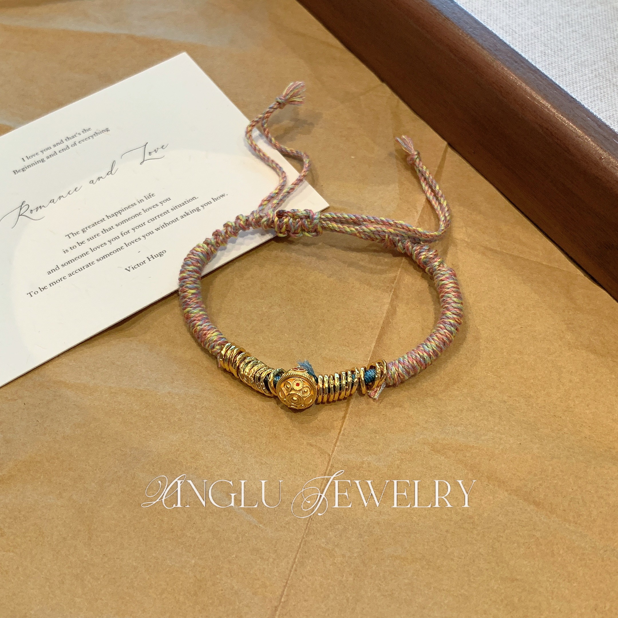 925银手链  认准星璐•【盘缠宝盆手绳】古法手工DIY编织手绳