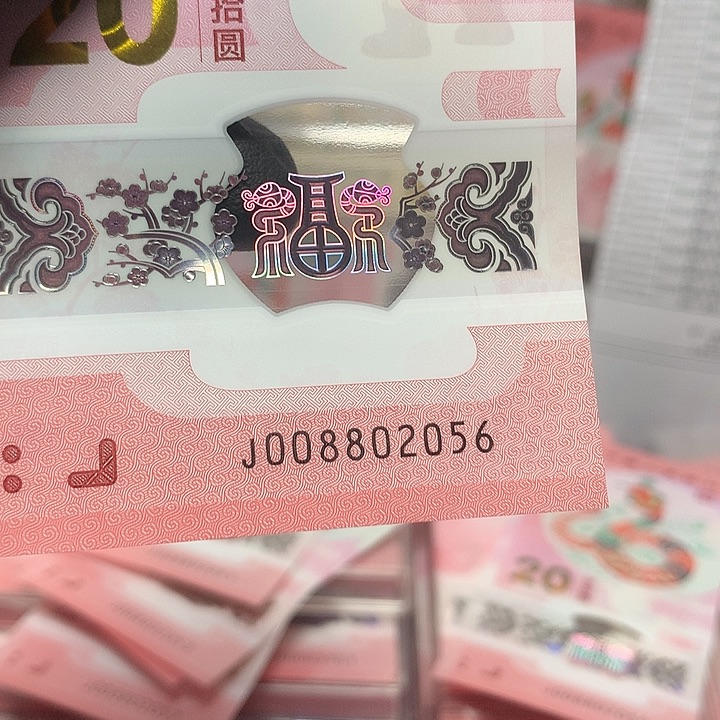 008802056蛇钞如意王一张裸钞