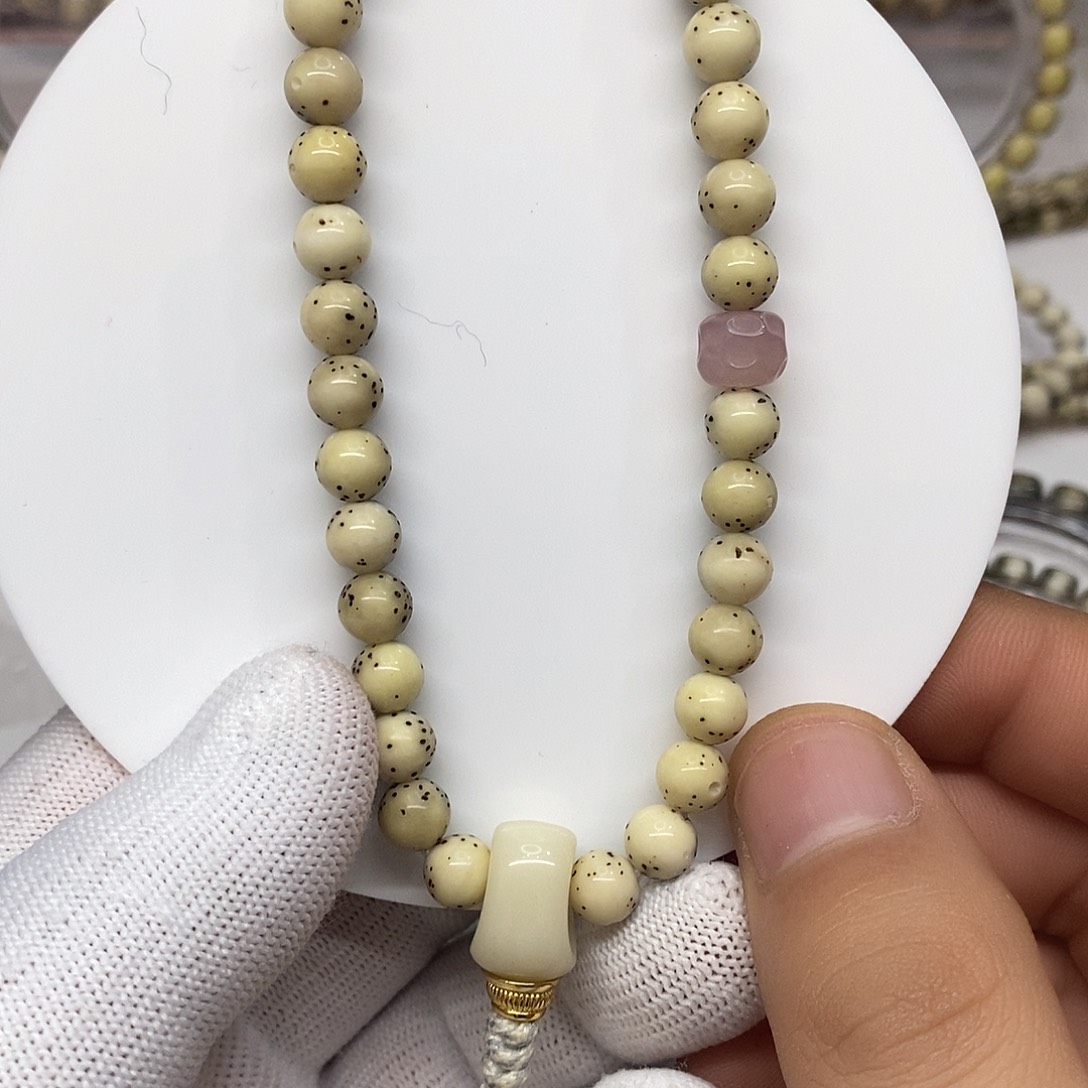 星月菩提吊坠7圆龙蛋手持