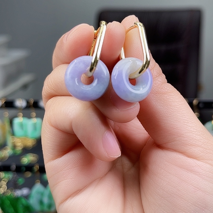 翡翠耳饰未镶嵌饰品