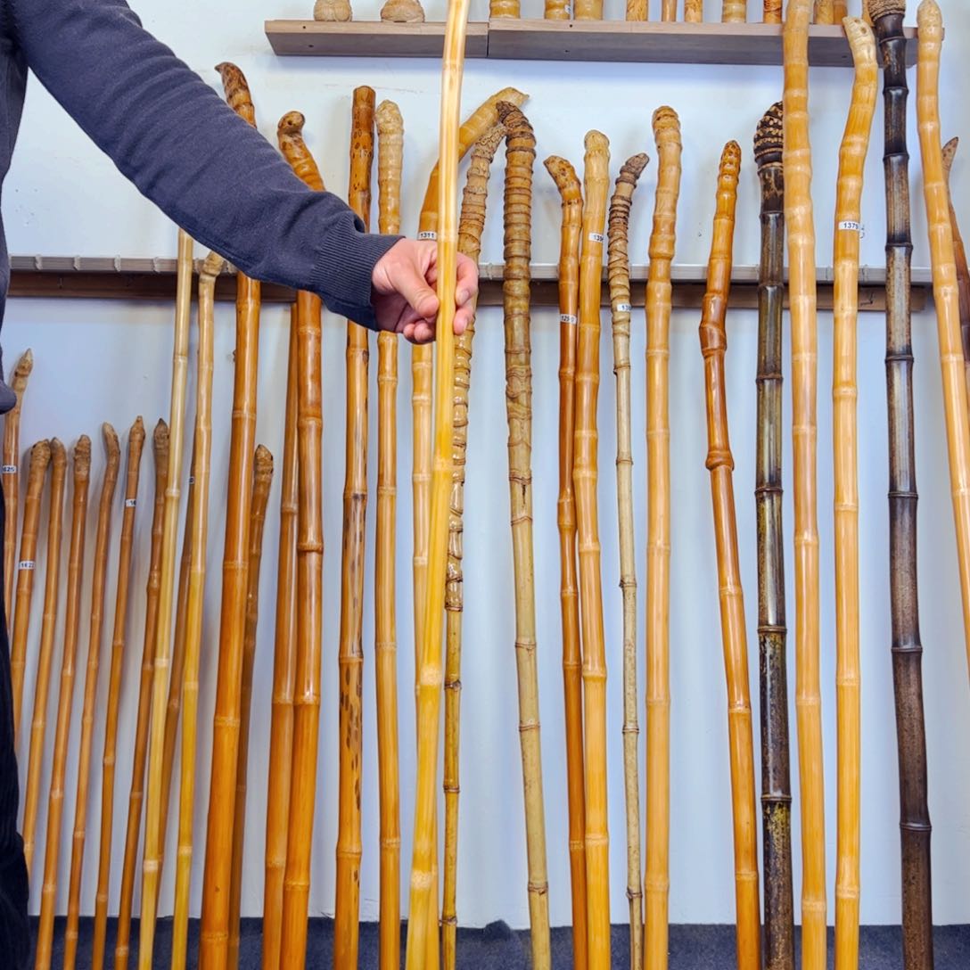 1627玉竹杖登山杖手持拐棍