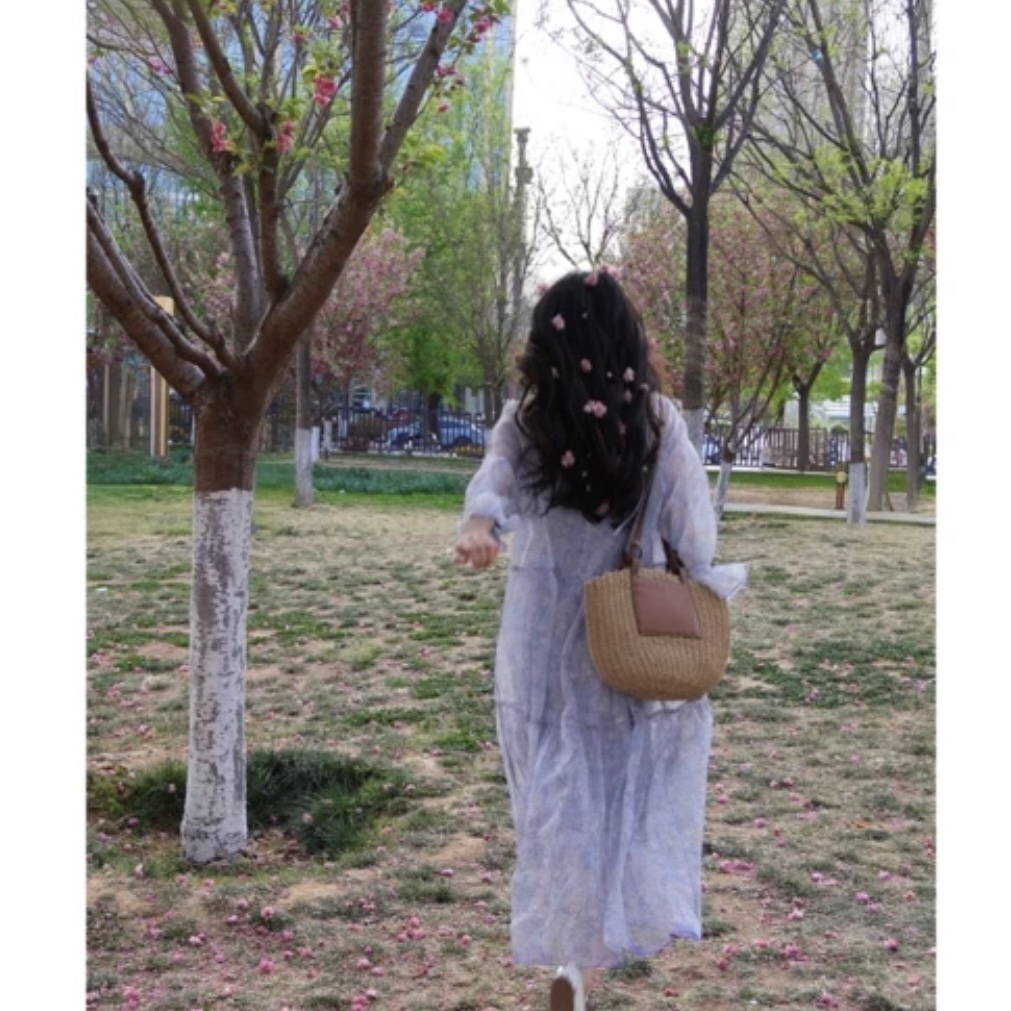 【浪漫告白】哥弟气质百搭碎花连衣裙（附吊带）150008