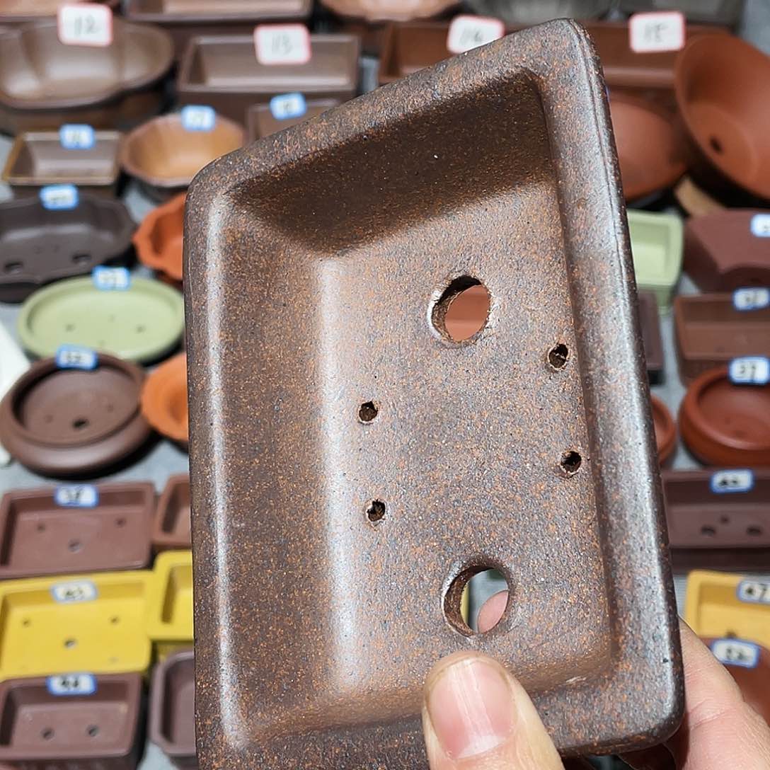 紫砂紫砂小盆12*8*3