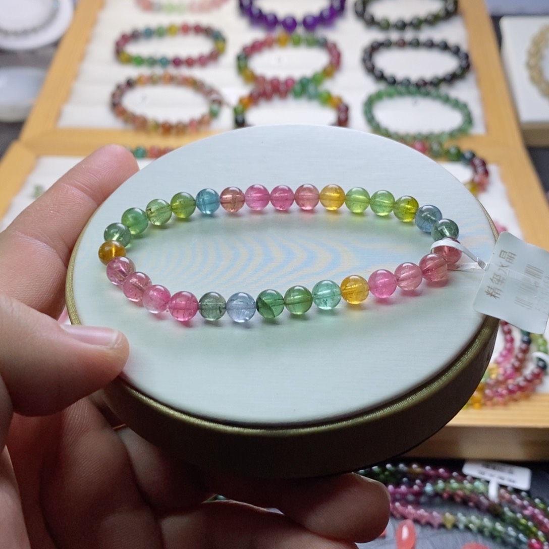 碧玺碧玺手链未镶嵌