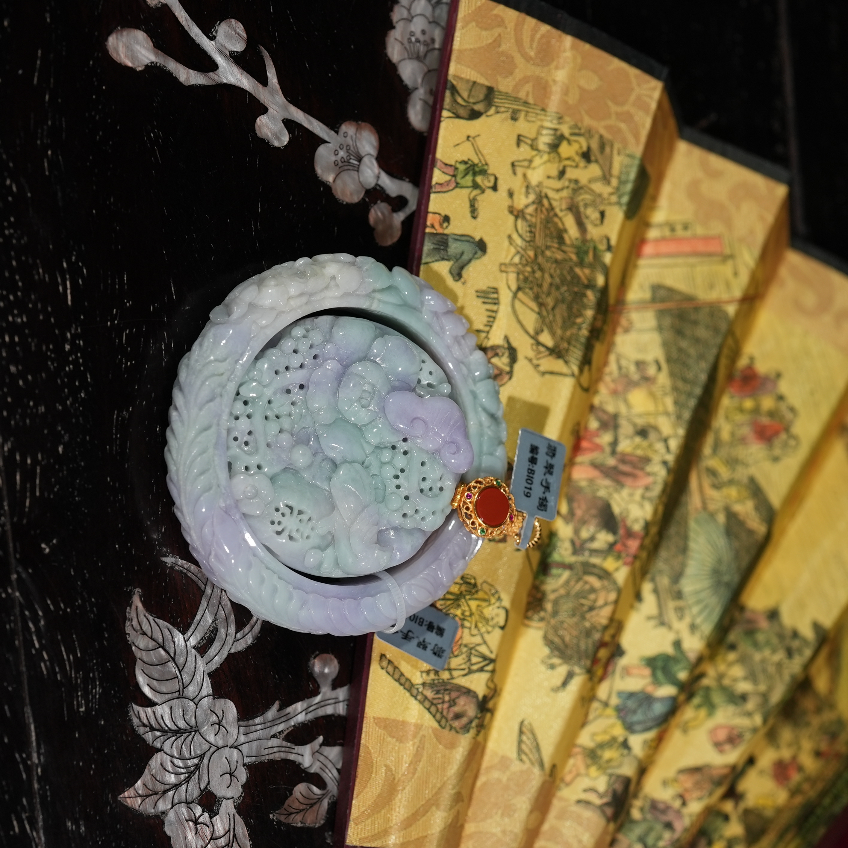 11.6香港王老板-翡翠手镯套装kc50