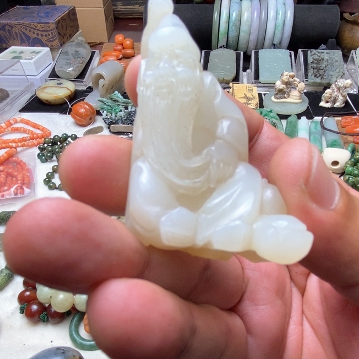 和田玉把件未镶嵌李**然