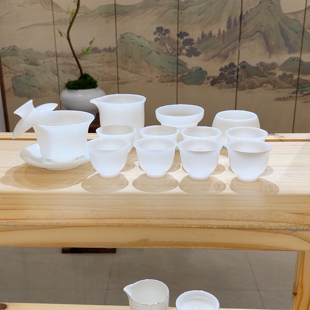 璞玉白瓷13件套装