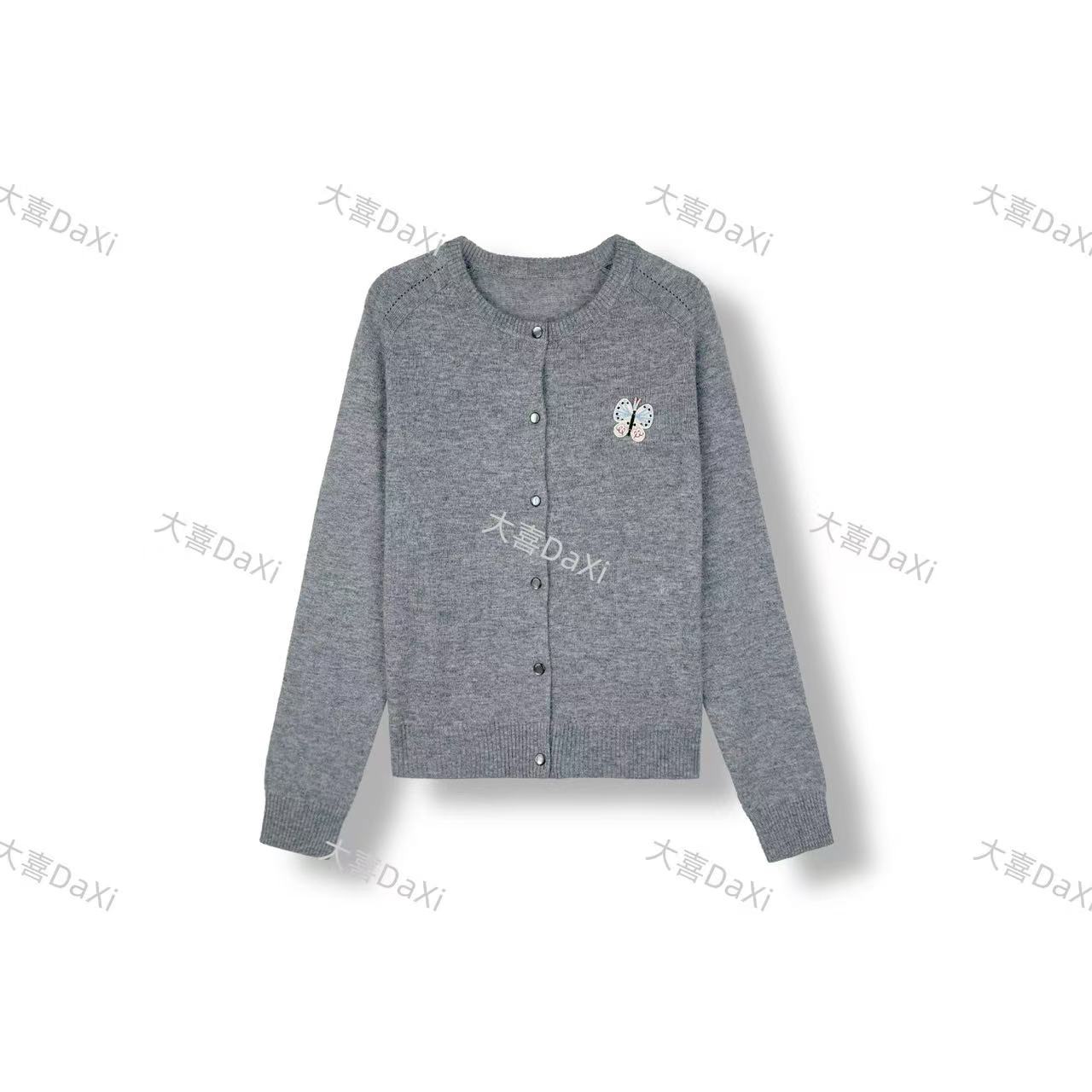 【大喜】新款早秋圆领时尚百搭针织开衫【JL701-682】