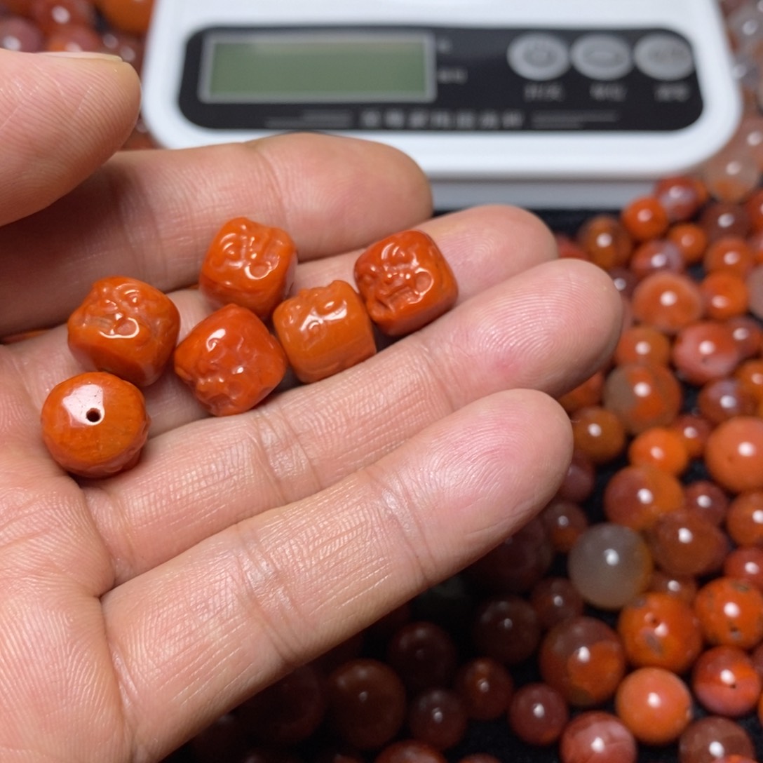 未镶嵌262号老型6个南红玛瑙风