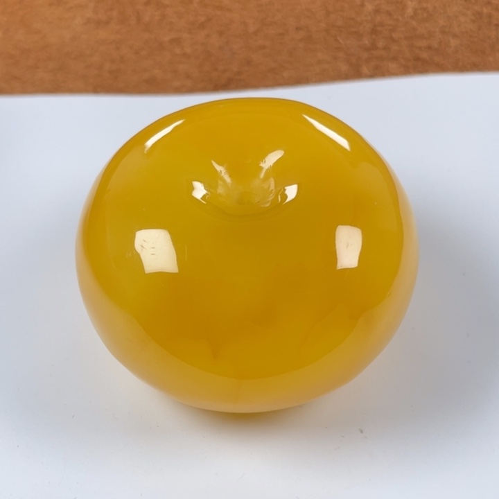 裸石蜜蜡未镶嵌蜜蜡柿子墩子重35