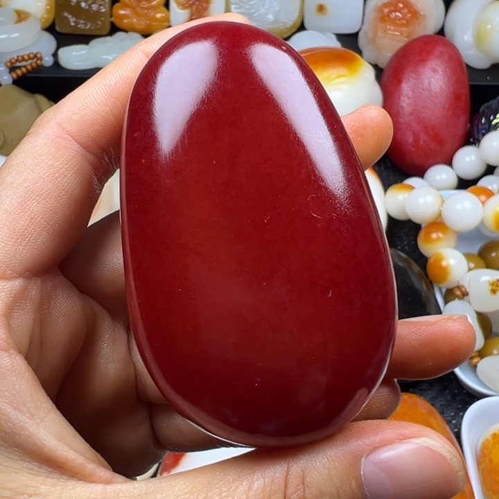 新疆戈壁五彩石金丝