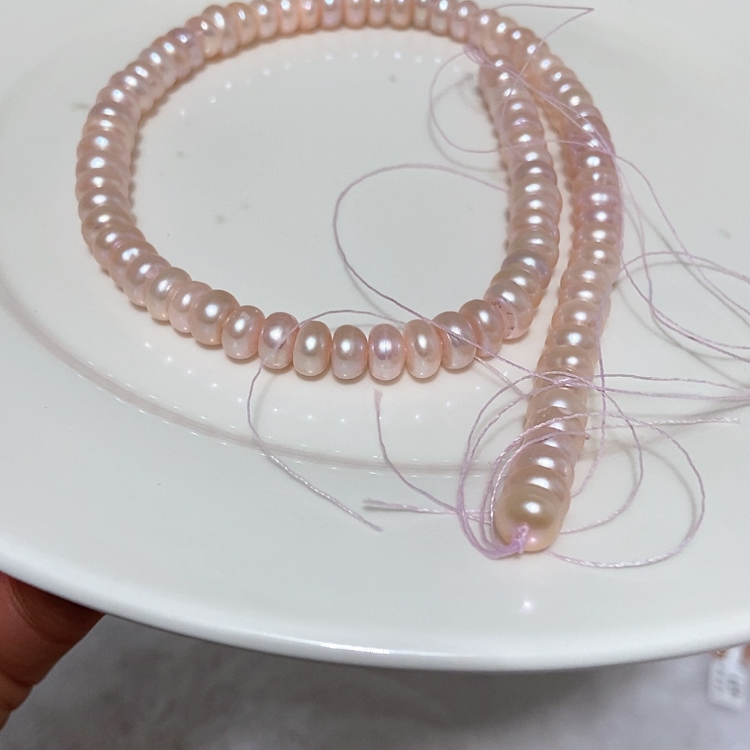 淡水珍珠颈饰合金