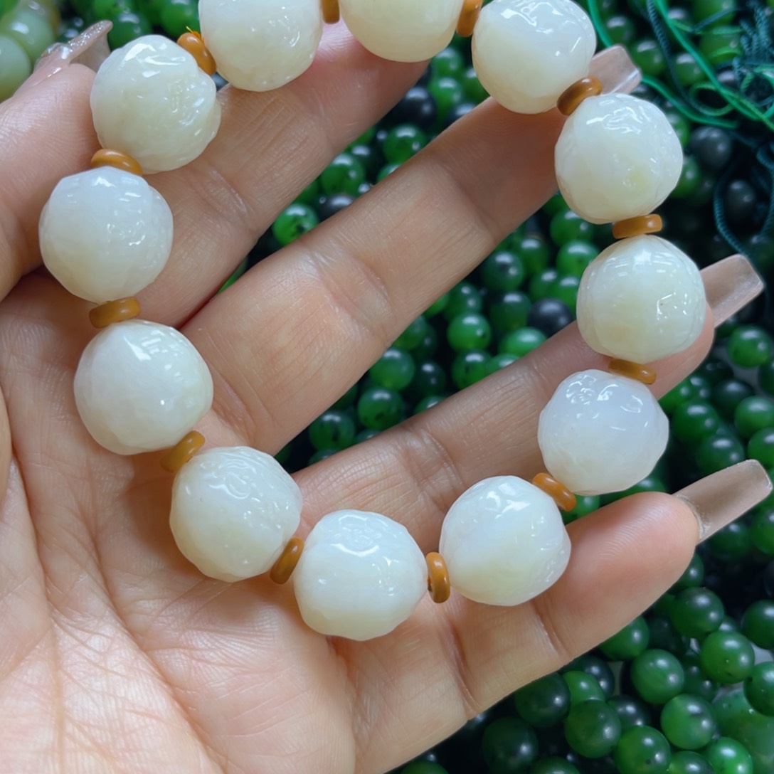 和田玉手链未镶嵌