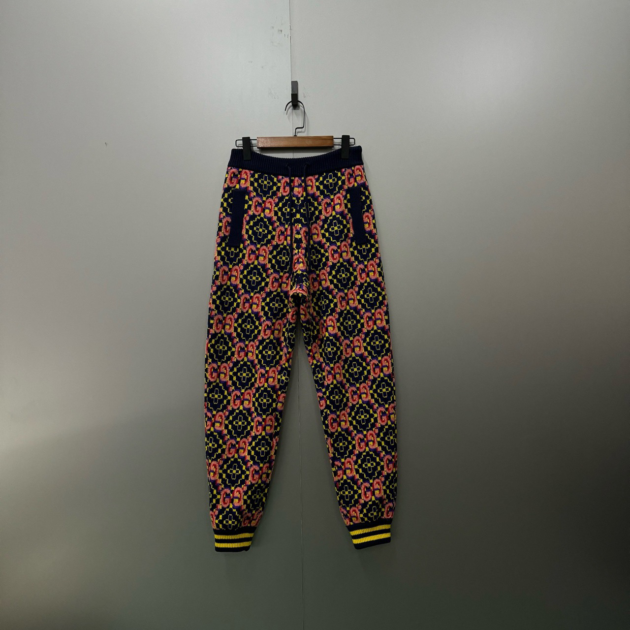 GUCCI 古驰 提花针织长裤 XS码/全新/公价8289/吊牌 fg201228