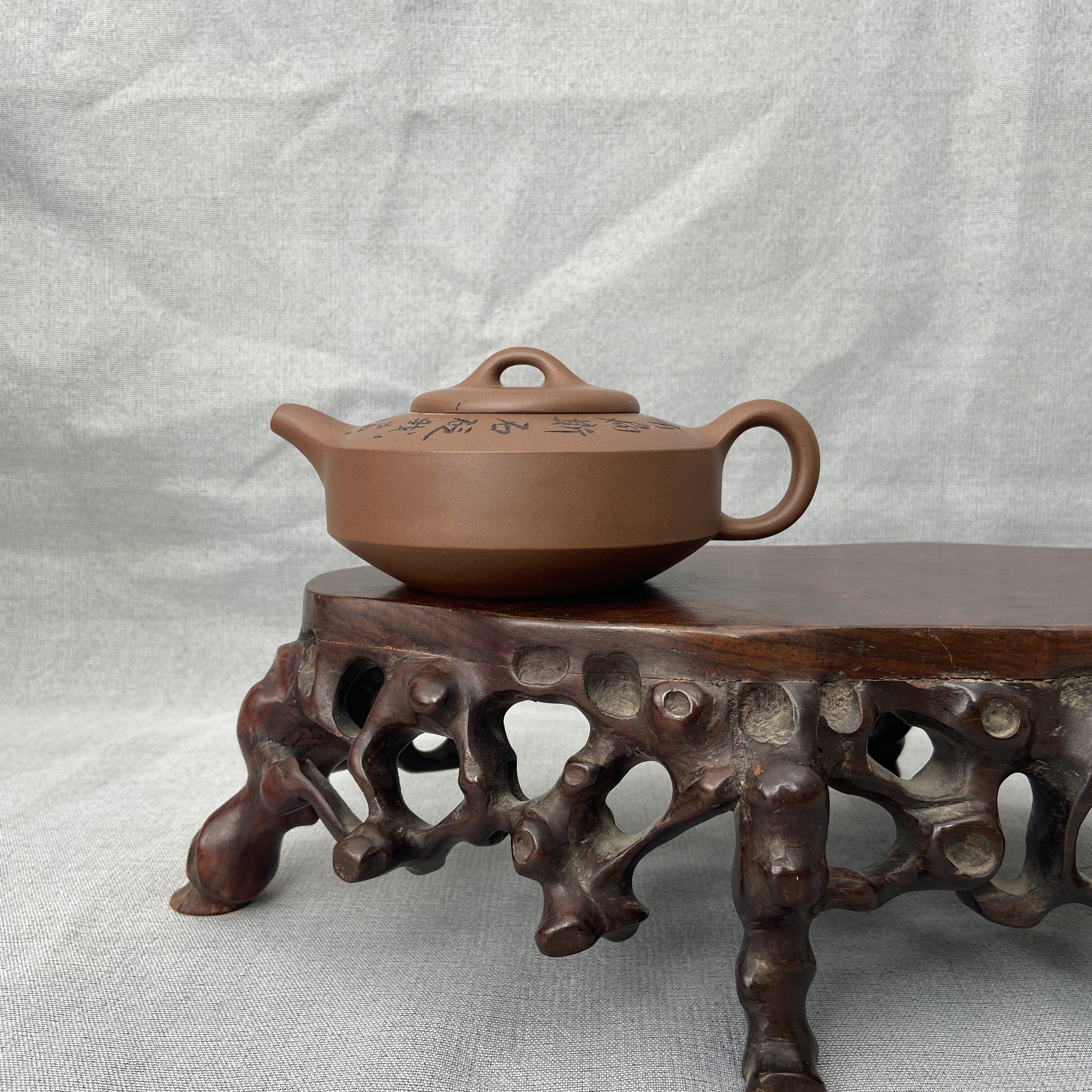 宜兴手工紫砂陶 茶壶GS3458-36