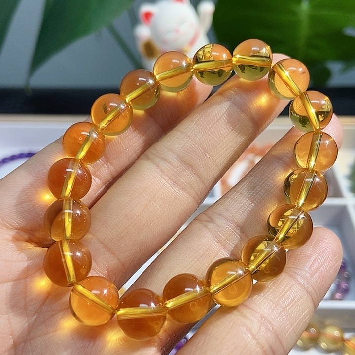 水晶手链未镶嵌黄水晶