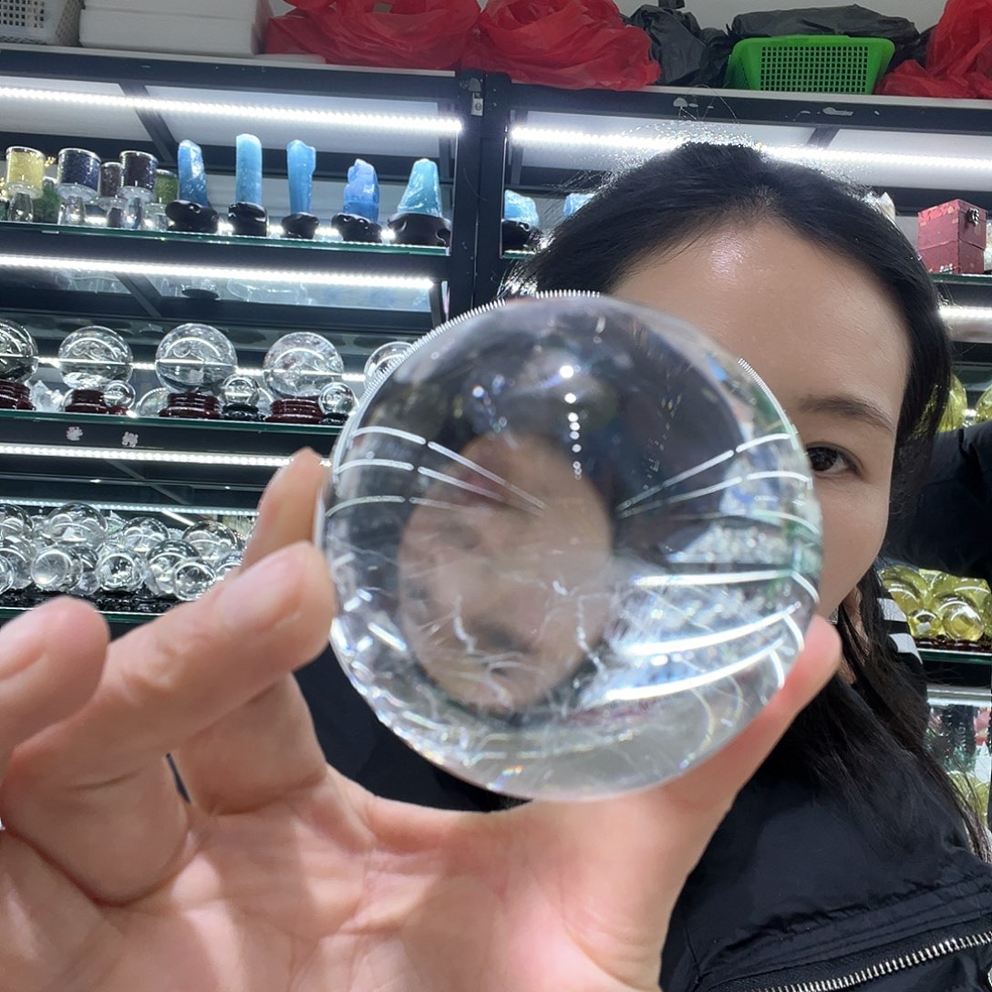 水晶水晶球摆件未镶嵌
