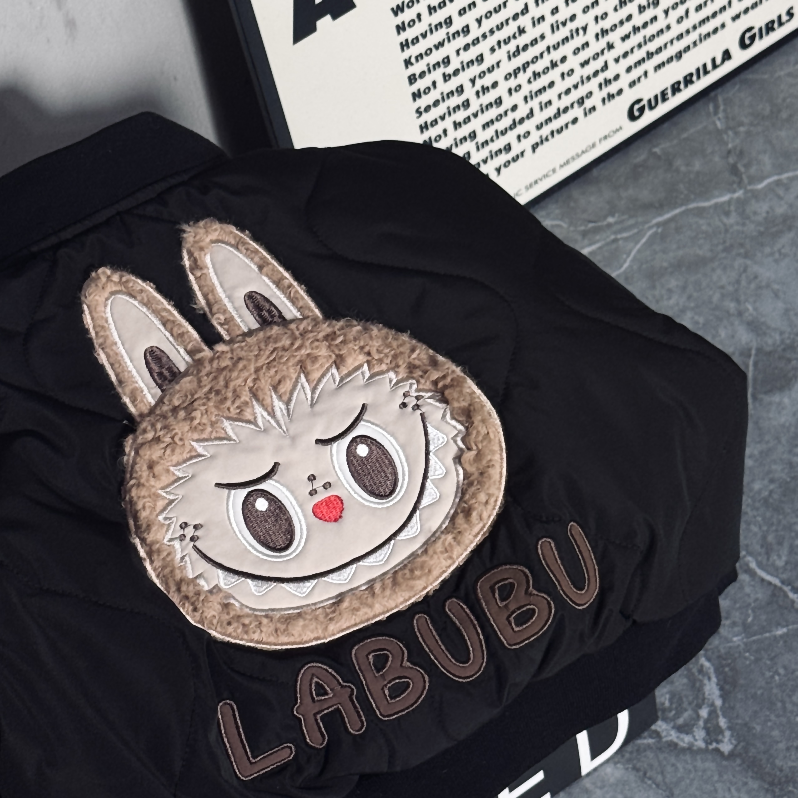 【FA66】新款拉布布男女童深秋冬宝宝棒球服夹棉加厚外套韩版潮童