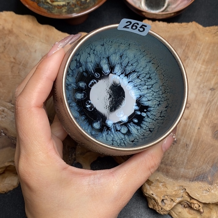 茶盏建窑建盏主人杯265微瑕