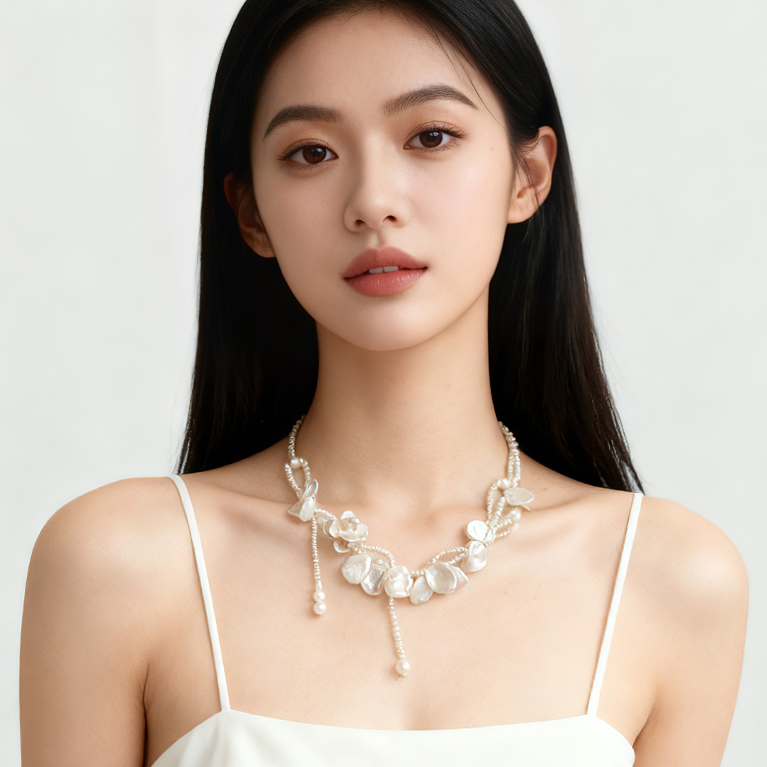 怀秋·仙女花瓣珍珠设计款