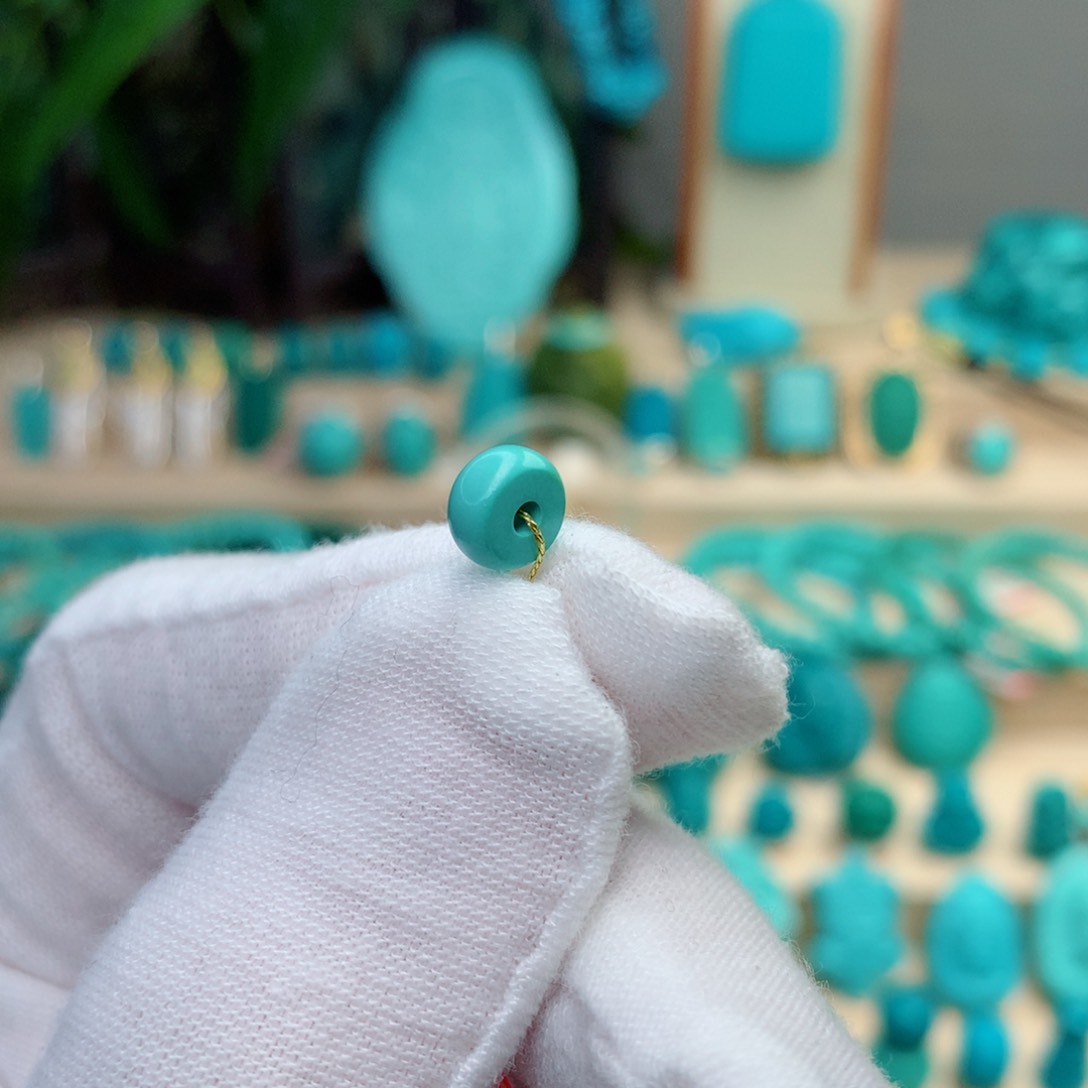 绿松石未镶嵌珠宝半成品