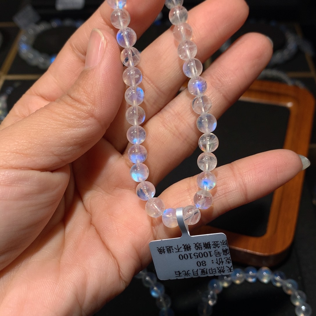 月光石手链6.3未镶嵌?***?