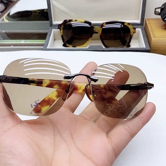 分体款天然水晶石头眼镜