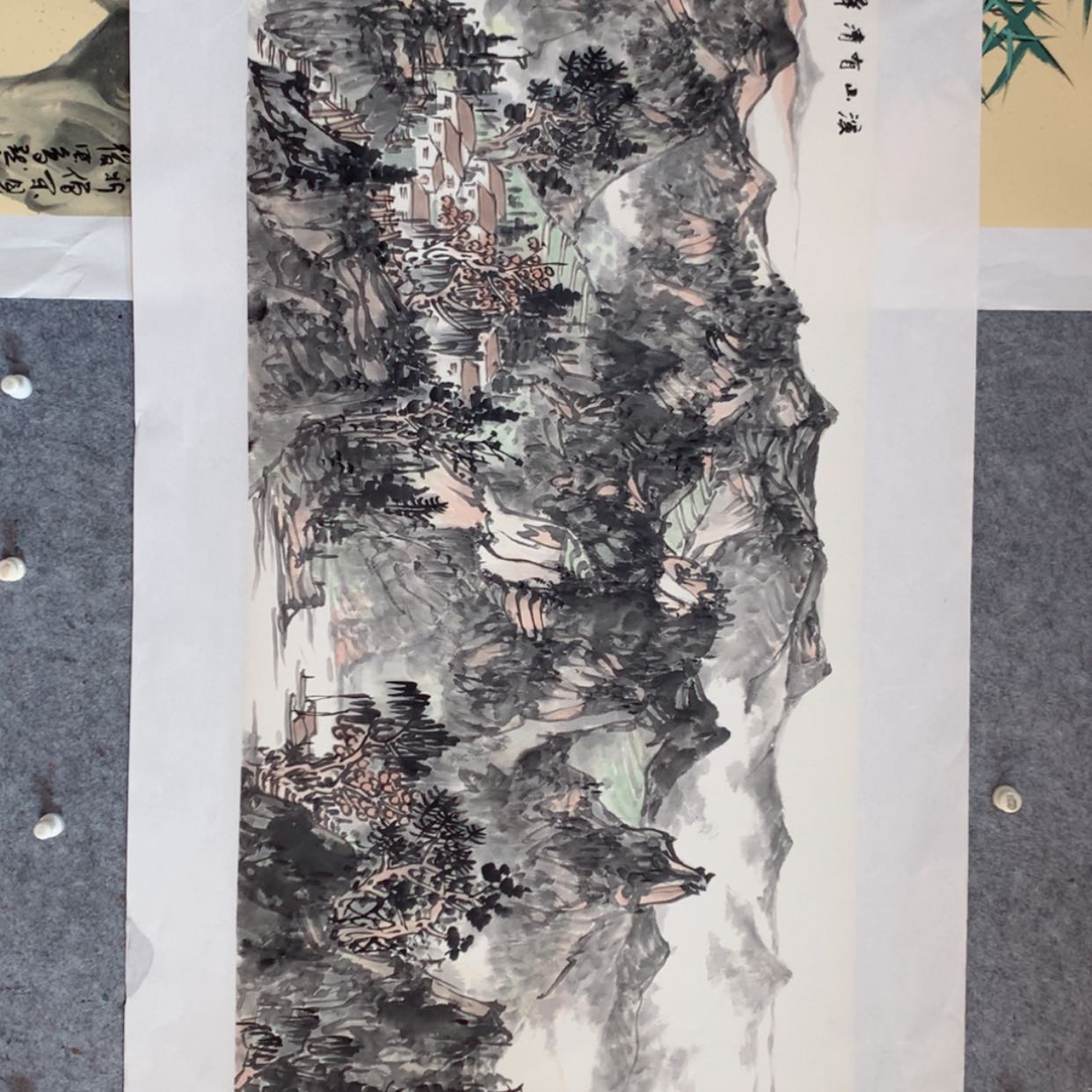 【闪购商品】国画吹*风山水，，，，，，，