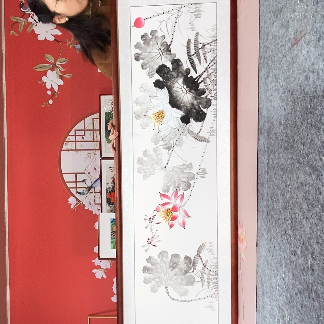 国画手写手绘国画47✖️163包邮