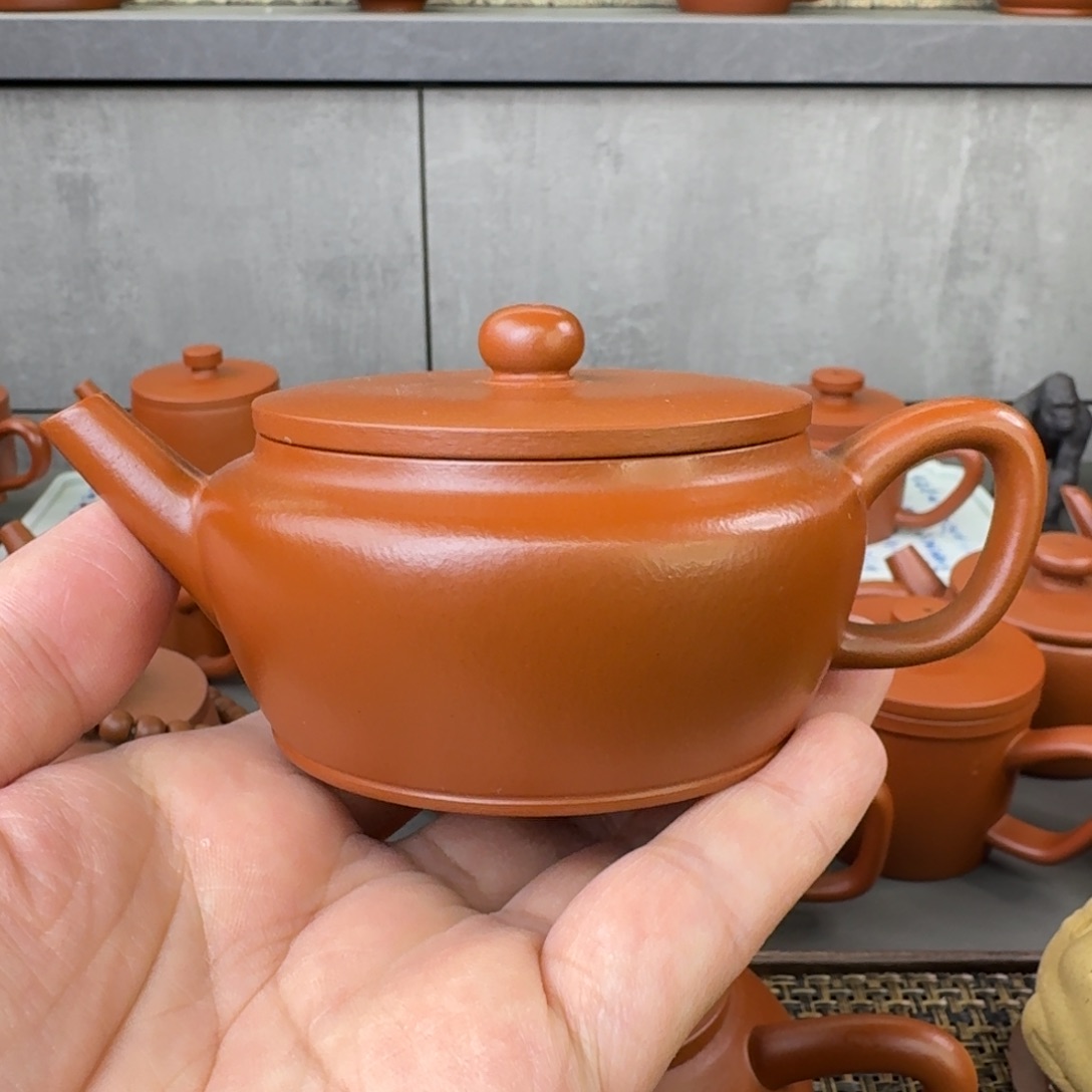 紫砂茶壶微瑕汉瓦
