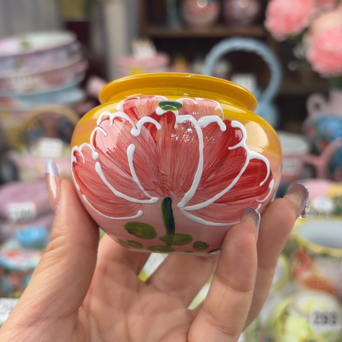 瓷片景德镇手绘高温釉下彩陶瓷茶具