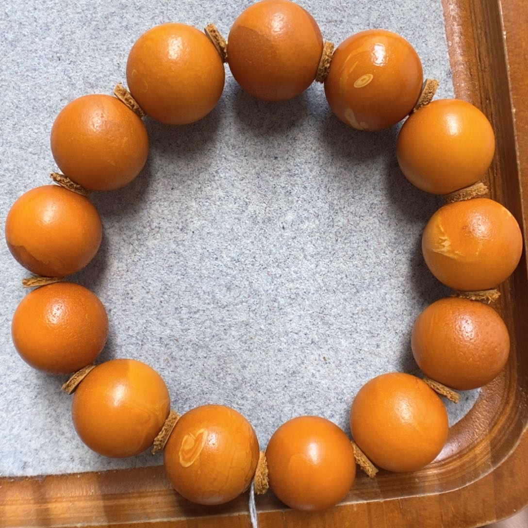 蜜蜡手串未镶嵌蜜蜡手串