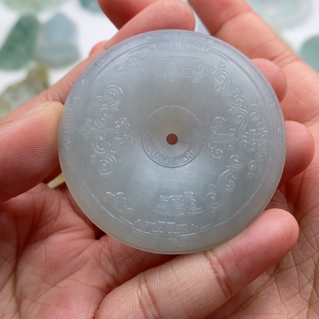 定制翡翠未镶嵌爱****膜天然缅甸翡翠a货