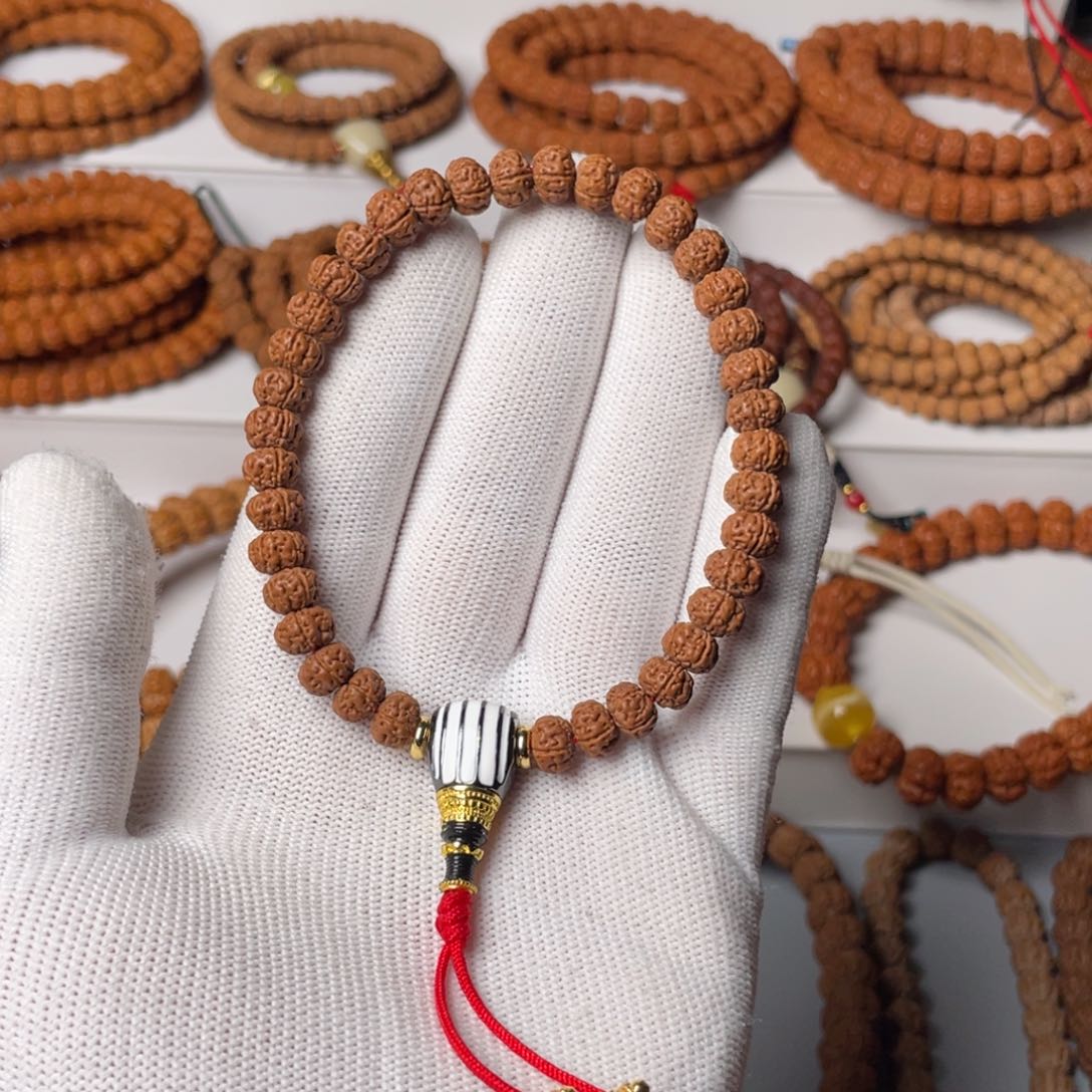 金刚菩提手串五瓣矮桩老树王