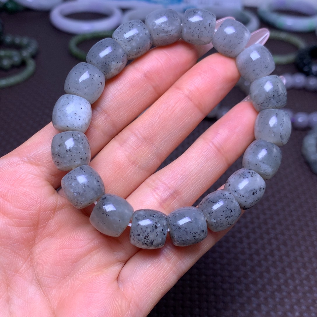 和田玉未镶嵌手串卡12