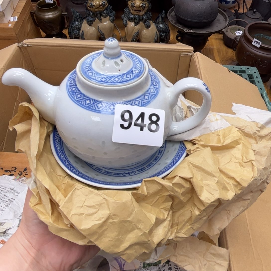 瓷片不*侯摆件工艺品摆件666 