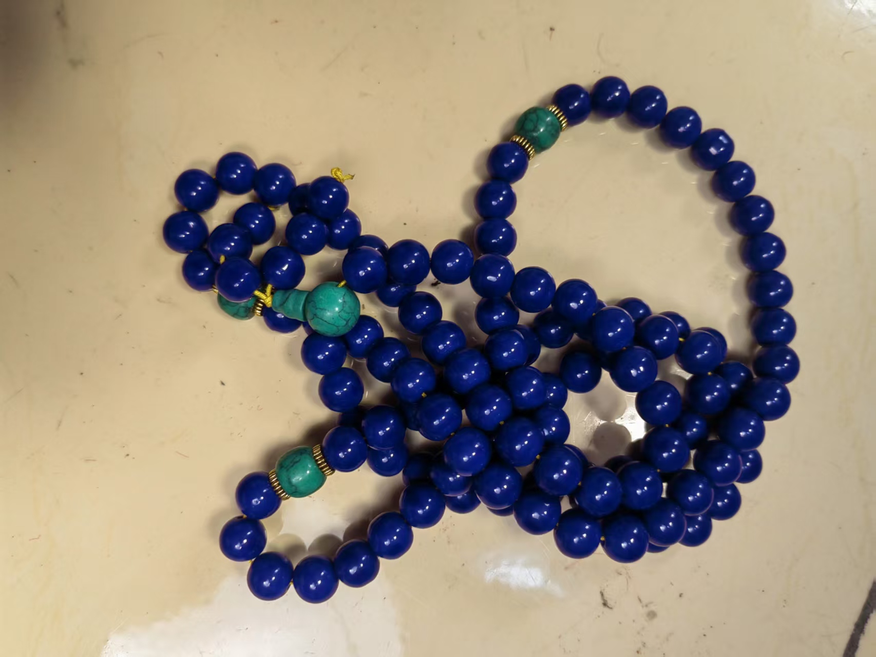 {抖音闪购}玛瑙108蓝手串