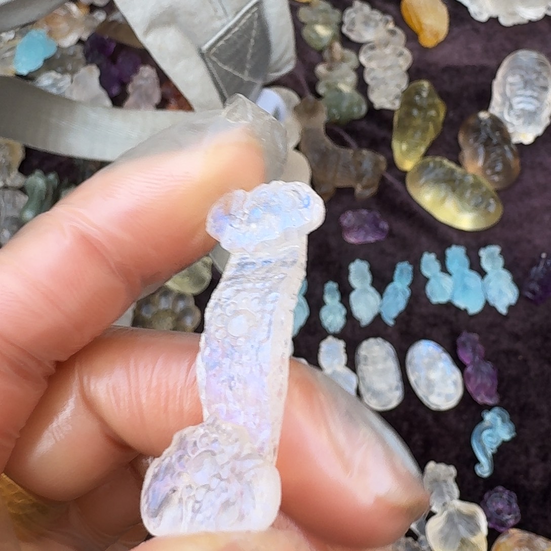 ****n紫晶颈饰未镶嵌月