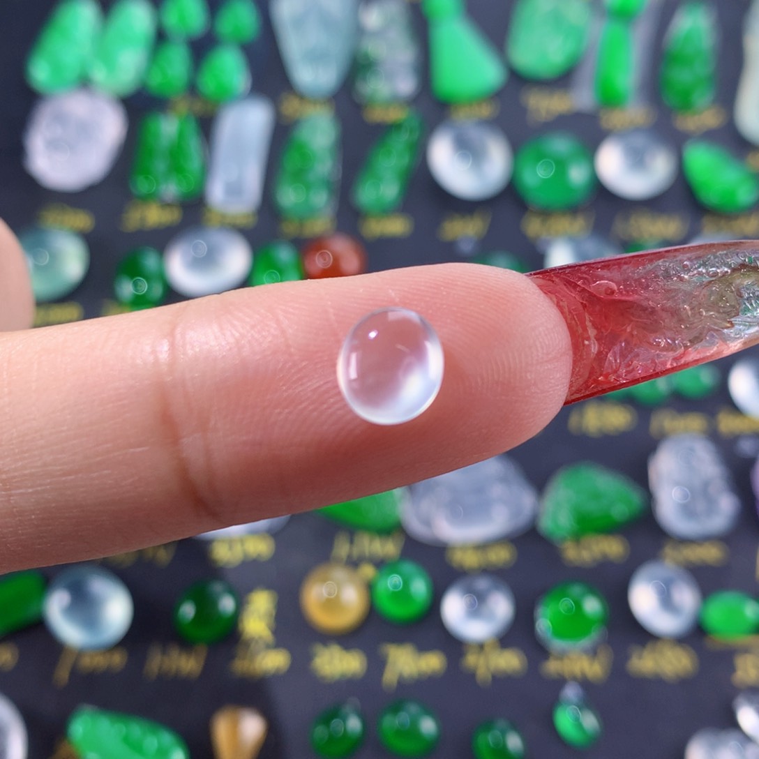 翡翠颈饰未镶嵌纯天然缅甸翡翠A货