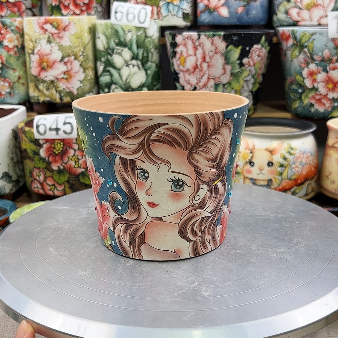 景德镇陶瓷花盆景德镇陶瓷花盆