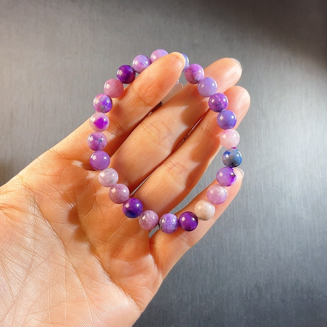 未镶嵌苏纪石（舒俱来）南非舒俱来老矿料手串