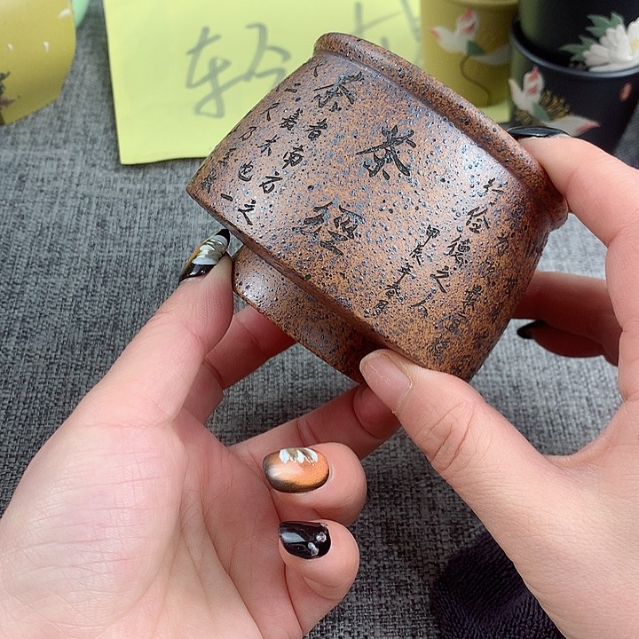 紫砂茶杯高端主人杯