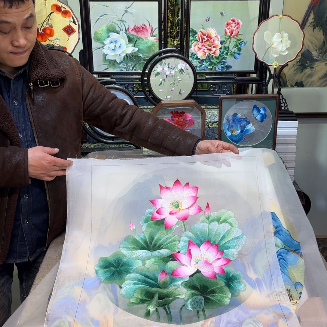 刺绣刺绣工艺精湛