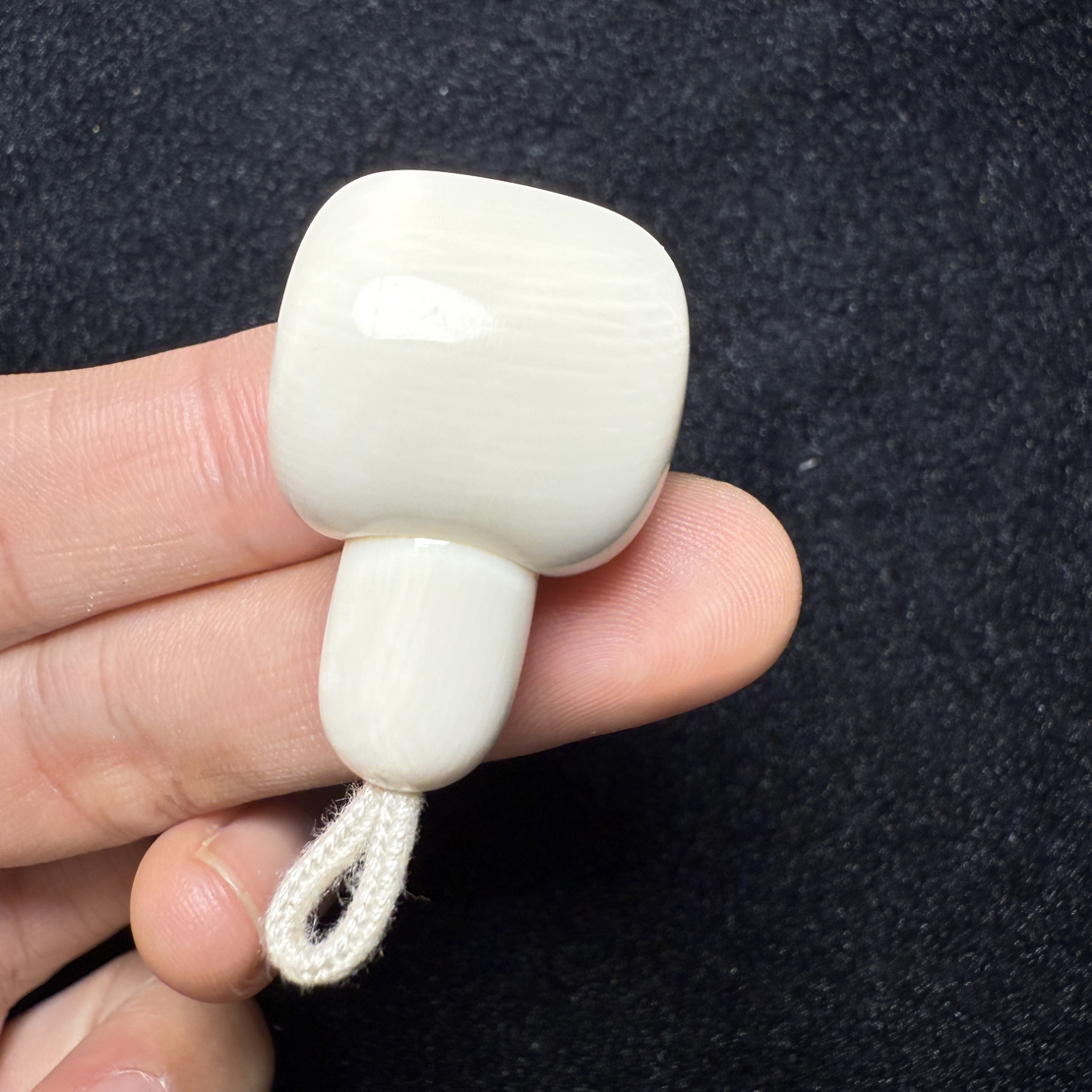 F937猛犸象牙20*20*31mm藏式分体三通胖墩分体冰料果冻料