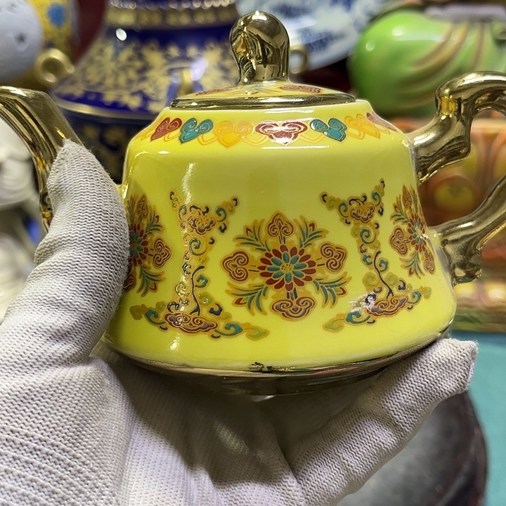 盖碗摆件摆件摆件瓷器