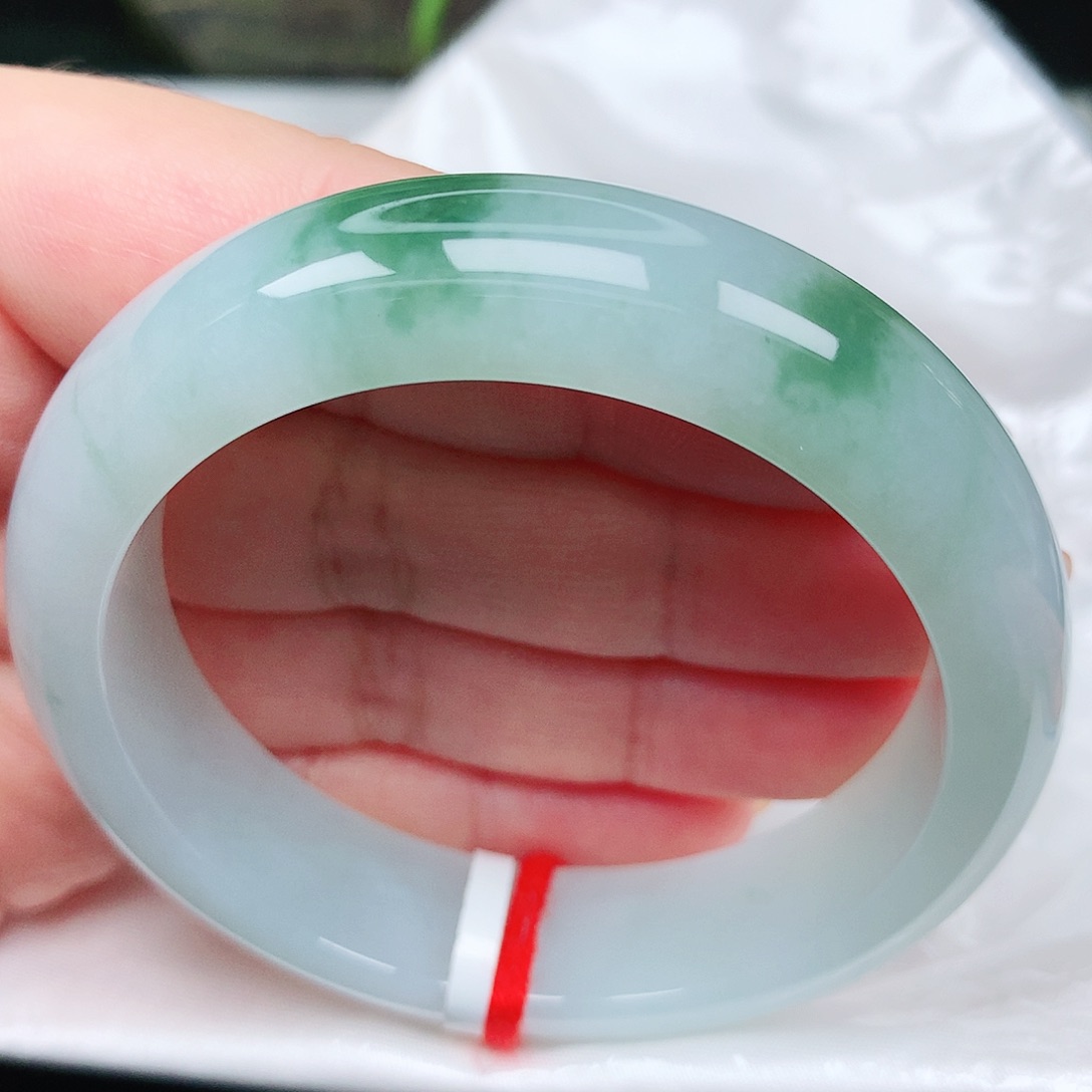 未镶嵌手镯翡翠红*?强推⭐️53.6