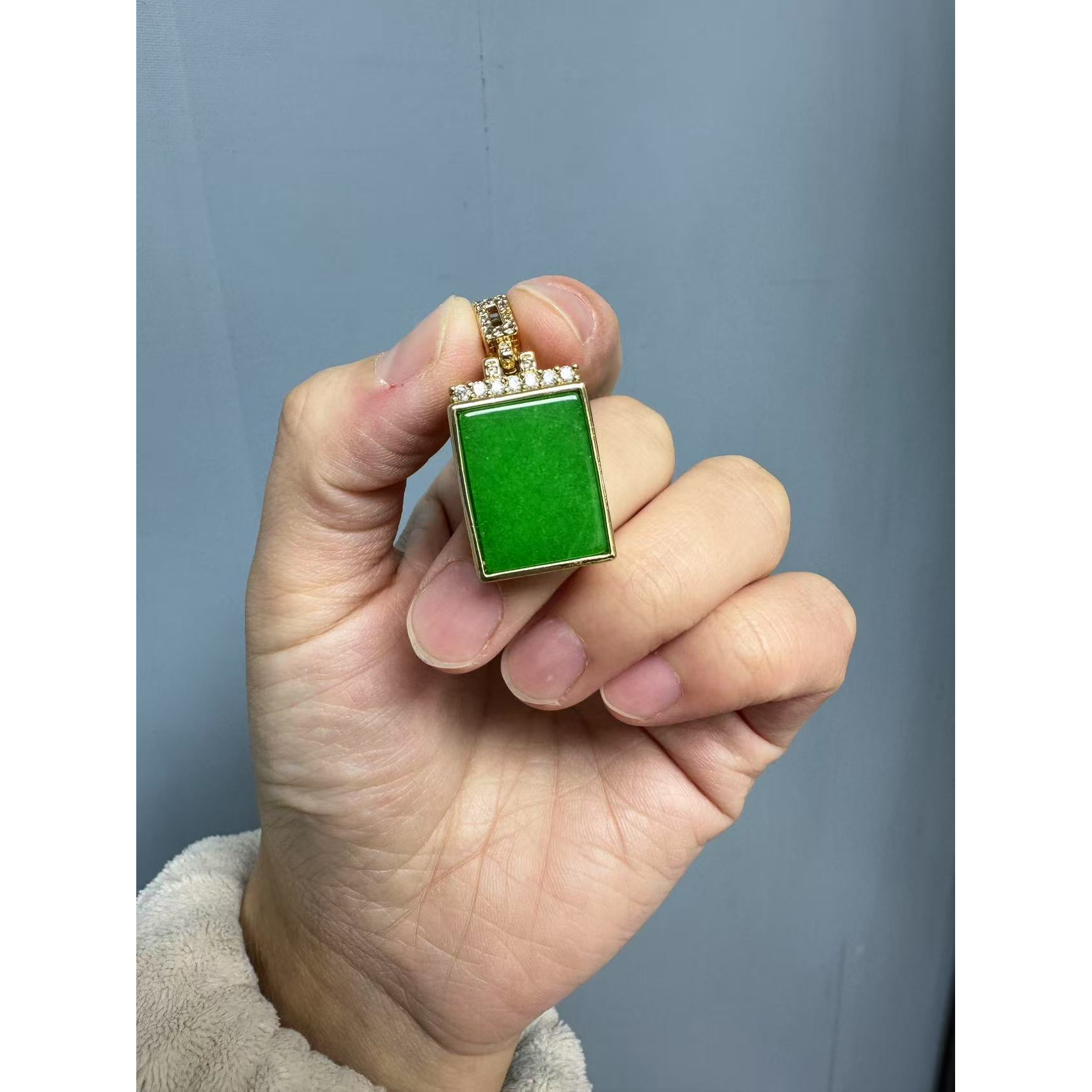 易安diy严选方糖无事牌吊坠