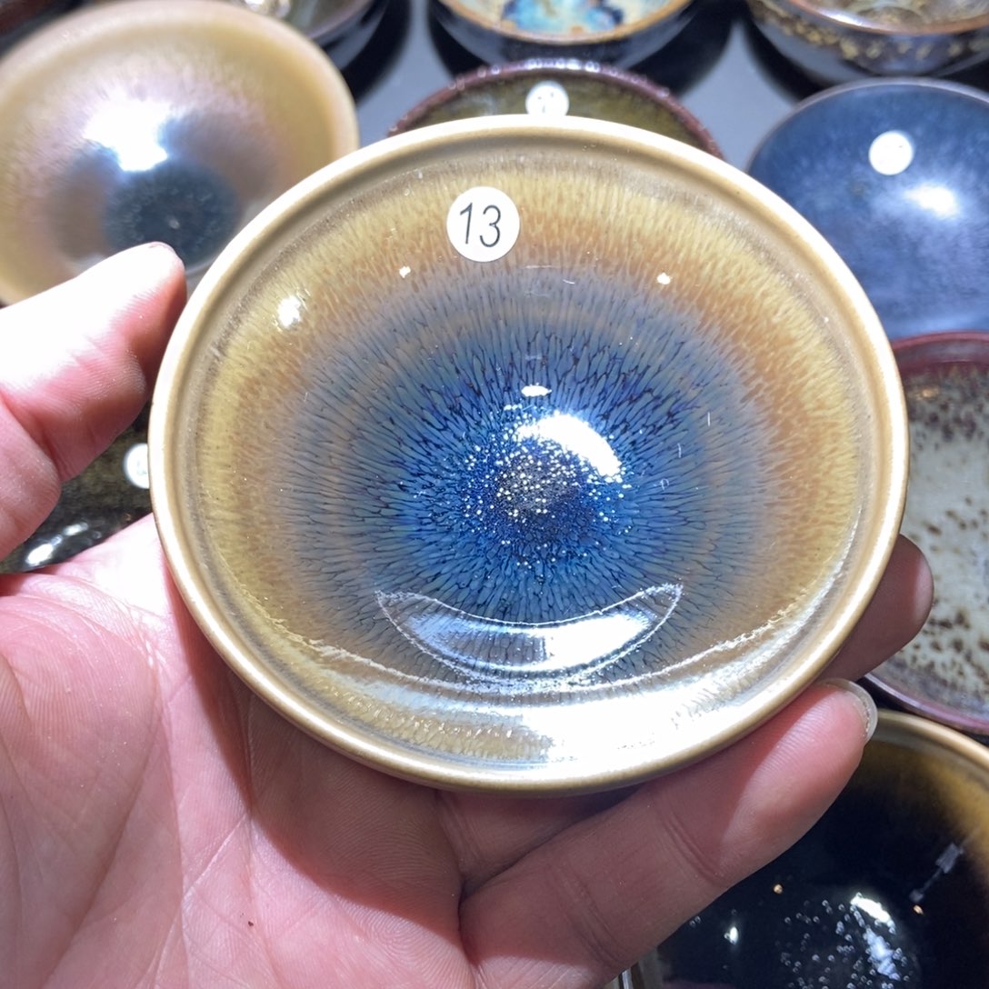 茶盏小***疆13 建窑建盏壹铭建盏