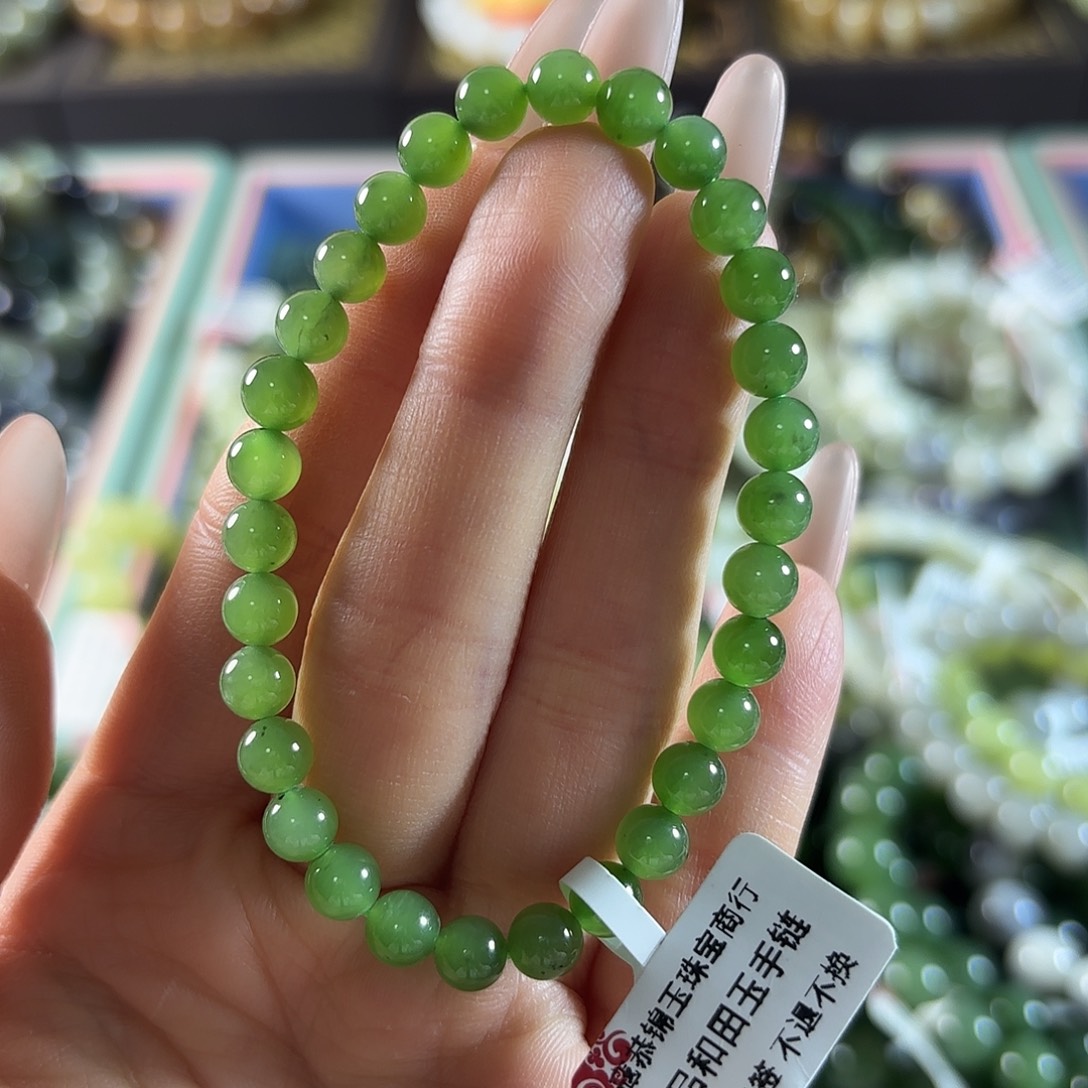 和田玉未镶嵌手链145