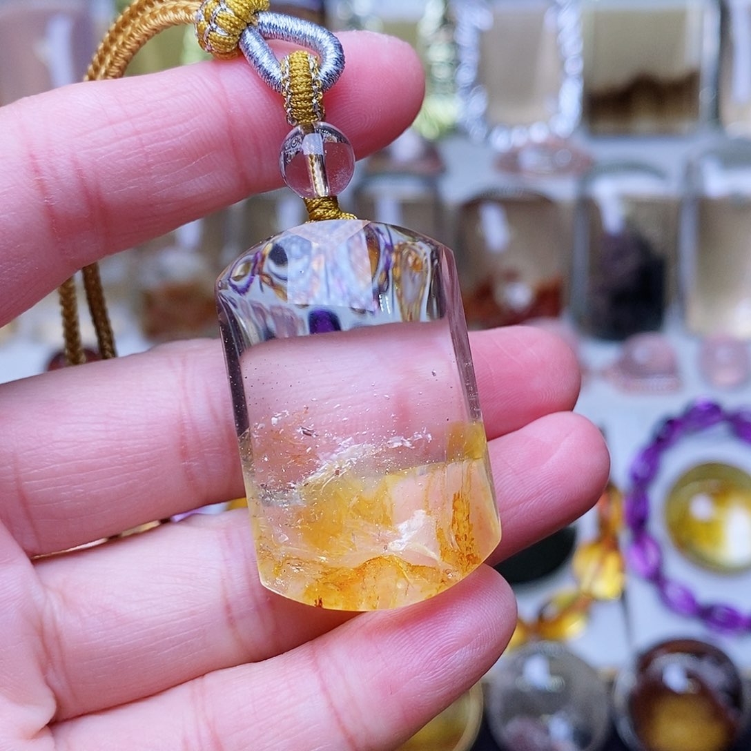 水晶水晶吊坠未镶嵌